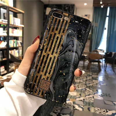 Funda de Celular con Lámina Dorada y Resina Epoxi Pintada - Image 15