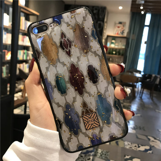 Funda de Celular con Lámina Dorada y Resina Epoxi Pintada - Image 17