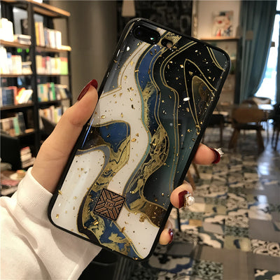 Funda de Celular con Lámina Dorada y Resina Epoxi Pintada - Image 8