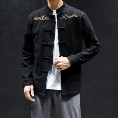 Camisa de Lino Oversized con Bordado Artesanal - Image 10