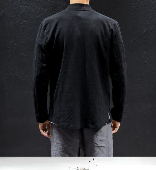Camisa de Lino Oversized con Bordado Artesanal - Image 14