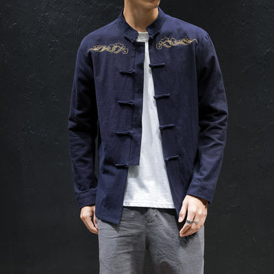 Camisa de Lino Oversized con Bordado Artesanal - Image 3