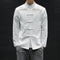 Camisa de Lino Oversized con Bordado Artesanal