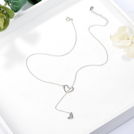 Collar Ajustable de Doble Amor con Cadena Corta - Image 12