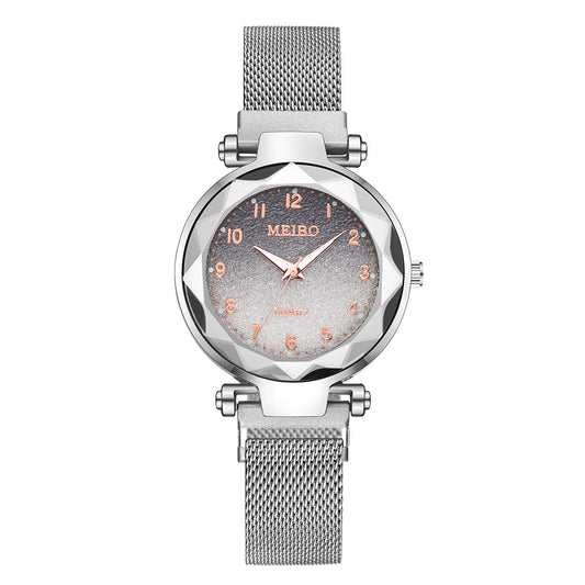 Reloj de Pulsera Mujer Cielo Estrellado con Cierre Magnético