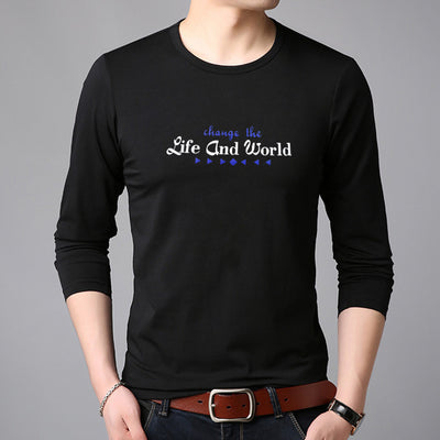 Camiseta Manga Larga Cuello Redondo para Hombre - Image 8