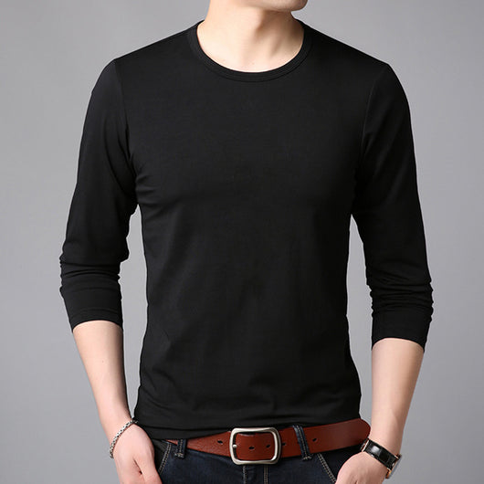 Camiseta Manga Larga Cuello Redondo para Hombre - Image 14