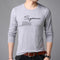 Camiseta Manga Larga Cuello Redondo para Hombre