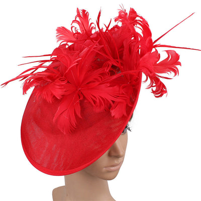 Tocado Elegante con Plumas para Festivales Ecuestres y Eventos Aristocráticos - Image 14