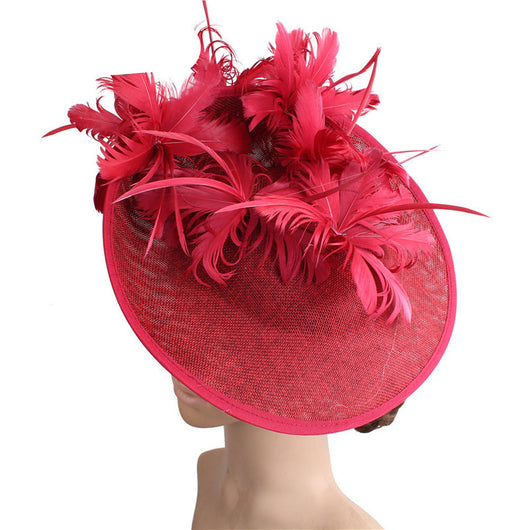 Tocado Elegante con Plumas para Festivales Ecuestres y Eventos Aristocráticos - Image 16