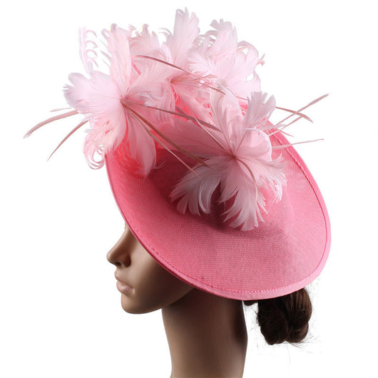 Tocado Elegante con Plumas para Festivales Ecuestres y Eventos Aristocráticos - Image 19
