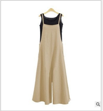 Pantalón Ancho Suelto Tipo Jumpsuit Casual - Image 10