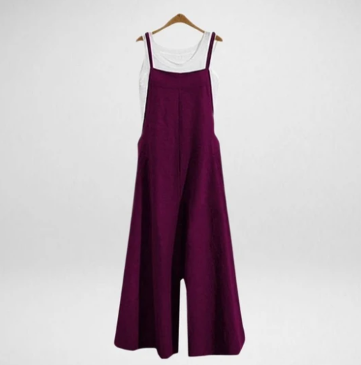 Pantalón Ancho Suelto Tipo Jumpsuit Casual