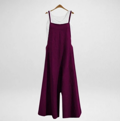 Pantalón Ancho Suelto Tipo Jumpsuit Casual