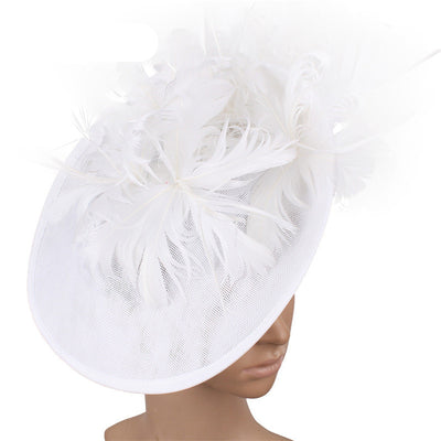 Tocado Elegante con Plumas para Festivales Ecuestres y Eventos Aristocráticos - Image 8