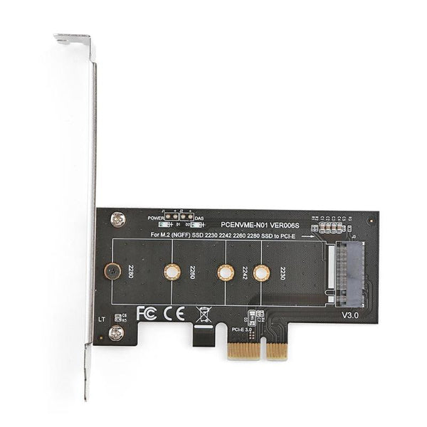 Adaptador M.2 a PCI-E 1X para SSD NVMe - Lector de Tarjeta de Prueba