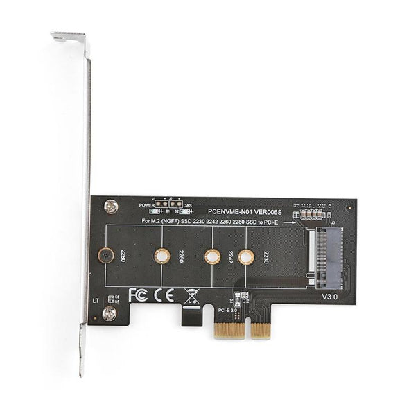 Adaptador M.2 a PCI-E 1X para SSD NVMe - Lector de Tarjeta de Prueba