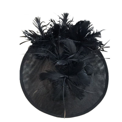 Tocado Elegante con Plumas para Festivales Ecuestres y Eventos Aristocráticos - Image 3