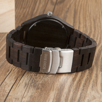 Reloj para Hombre en Madera Maciza - Estilo Natural y Sofisticado - Image 3
