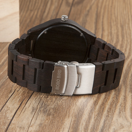 Reloj para Hombre en Madera Maciza - Estilo Natural y Sofisticado - Image 3