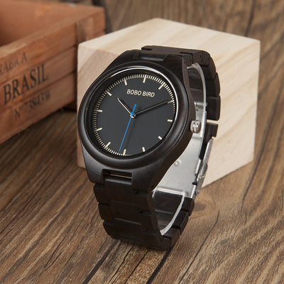 Reloj para Hombre en Madera Maciza - Estilo Natural y Sofisticado