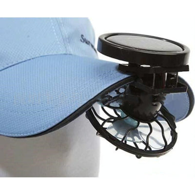 Ventilador Solar Portátil para Viajes, Camping y Pesca con Panel Enfriador - Image 2