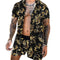 Camisa Estampada Suelta de Manga Corta para Hombre - Comodidad de Verano