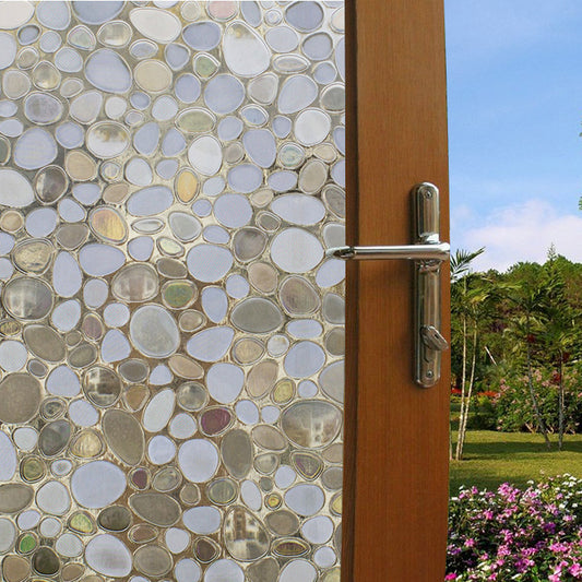 Película Esmerilada Autoadhesiva para Baño - Protección Solar sin Pegamento