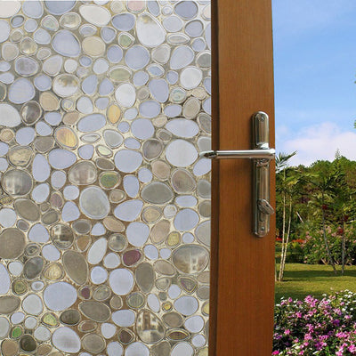 Película Esmerilada Autoadhesiva para Baño - Protección Solar sin Pegamento