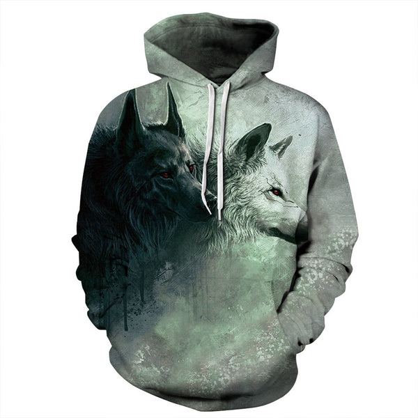 Suéter para Hombre con Estampado 3D de Gato Explosivo