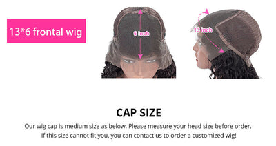Peluca Frontal de Encaje con Cabello Natural Ondas de Agua y Baby Hair 13" - Image 8