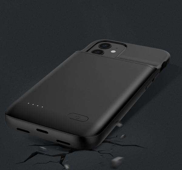 Batería Portátil Ultra Delgada TPU con Clip Trasero Inalámbrico
