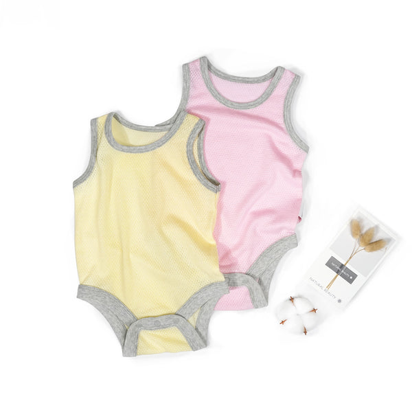 Enterizo de Malla Transpirable para Bebé - Diseño Abierto Verano