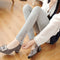 Pantalones de Maternidad Ajustables con Soporte Abdominal y Encaje
