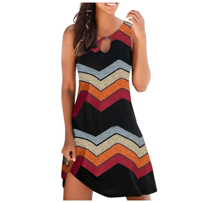 Vestido Chaleco Estampado Cintura Media para Mujer - Image 4