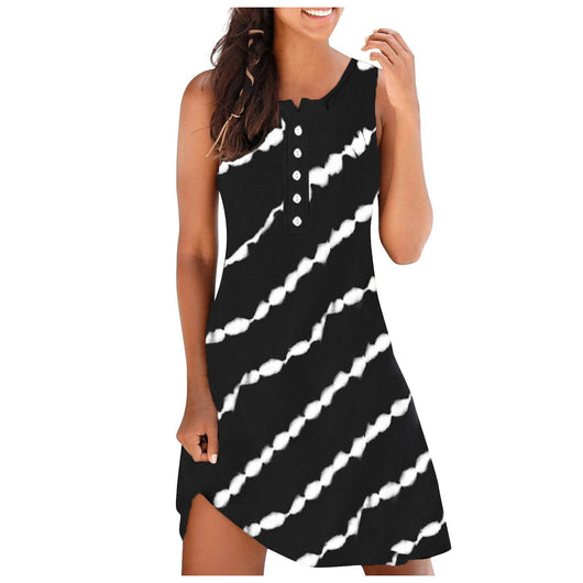 Vestido Chaleco Estampado Cintura Media para Mujer - Image 5