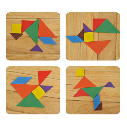 Rompecabezas Tangram Educativo de Colores Pequeño - Image 2