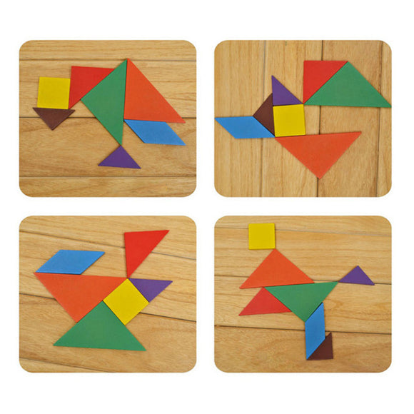 Rompecabezas Tangram Educativo de Colores Pequeño