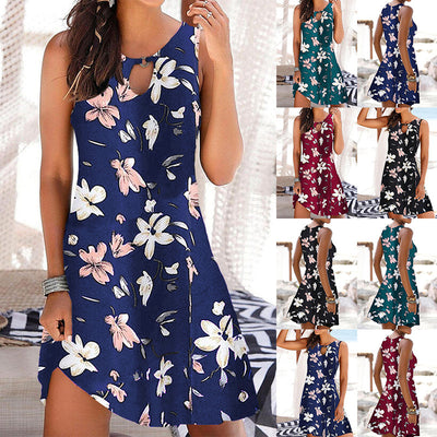 Falda Vestido Estampado con Tirante para Mujer - Elegancia Profesional