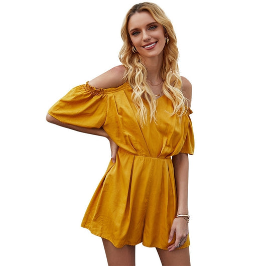 Jumpsuit Casual de Manga Corta para Mujer - Image 11