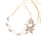Diadema Artesanal de Strass en Oro y Plata