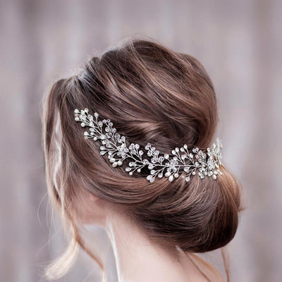 Diadema Artesanal de Strass en Oro y Plata - Image 7