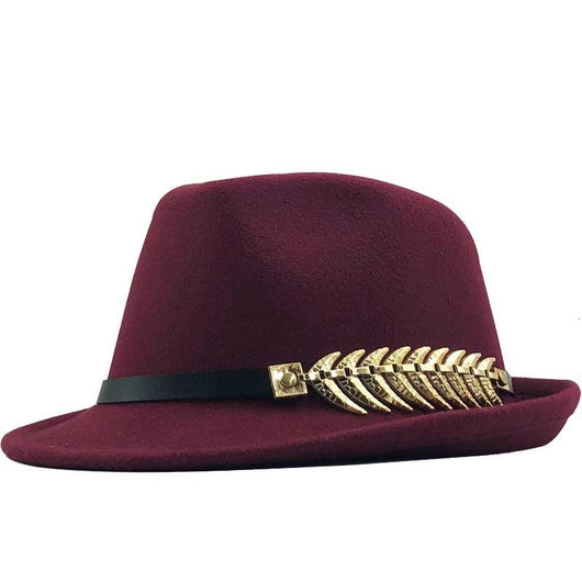 Sombrero Retro Jazz Británico con Decoración de Cinturón Espiga - Image 11