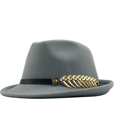 Sombrero Retro Jazz Británico con Decoración de Cinturón Espiga - Image 14