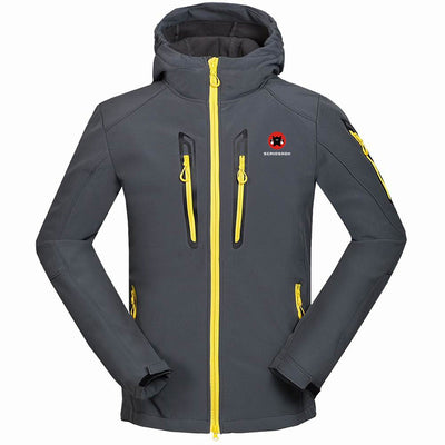 Chaqueta Soft Shell Impermeable para Camping y Senderismo Otoño-Invierno - Image 11