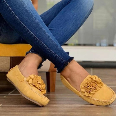 Zapatos Casuales Cómodos para Mujer con Diseño de Flores Veraniegas