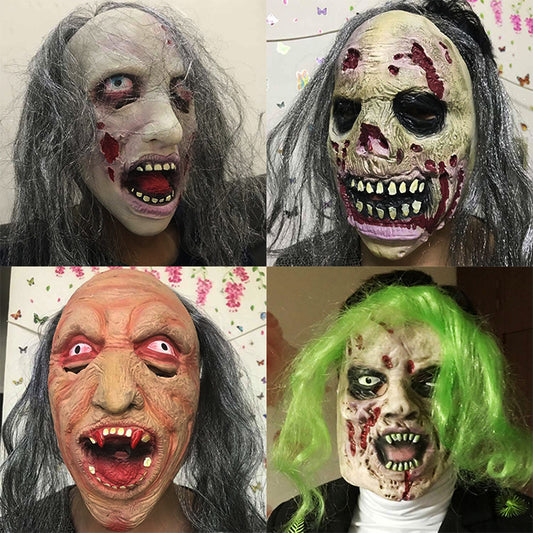 Máscara de Zombie Aterradora para Halloween