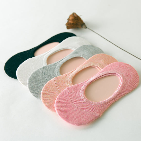 Calcetines Antideslizantes para Mujer - Diseño Liso y Cómodo