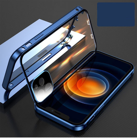 Funda para Celular Apple con Marco Metálico y Cristal Templado Doble - Image 10