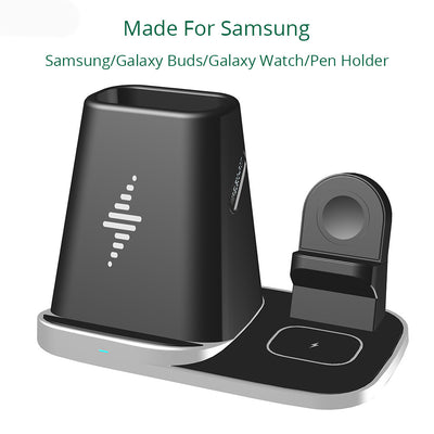 Cargador Inalámbrico 4 en 1 para Reloj, Auriculares y Dispositivos - Image 10